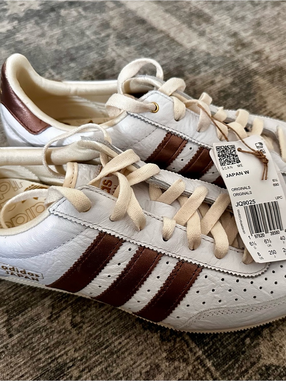 adidas Originals Japan W White / Bronze Leather Sneakers